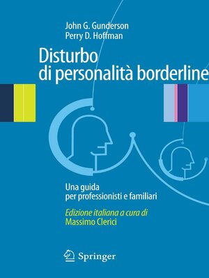 cover image of Disturbo di personalita' borderline